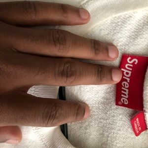 Supreme sweatshirt worth a lot going for less